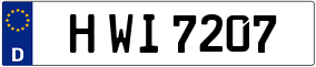 Truck License Plate
